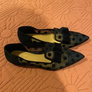 J. Crew Black Polka Dot Flats